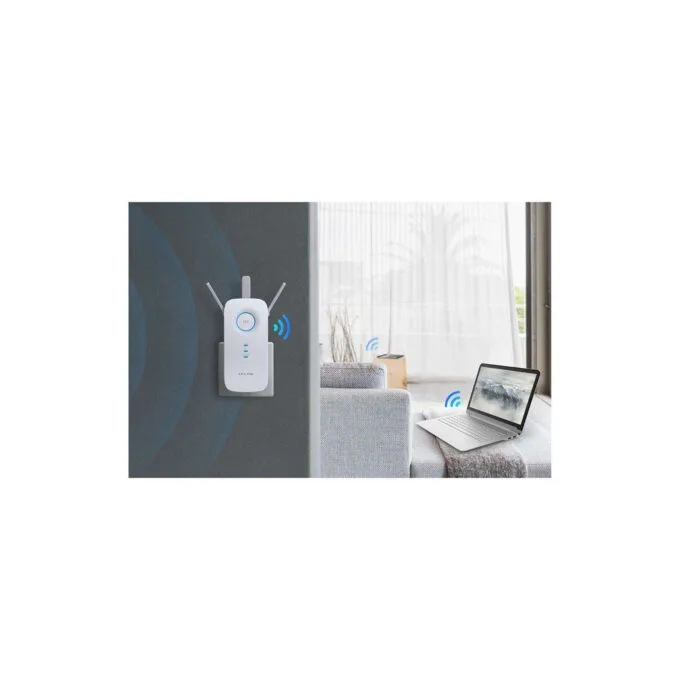TP-Link AC1750 Wi-Fi Range Extender - RE450 - Dual-Band, Gigabit Ethernet, Wall-Plug, White — image 6