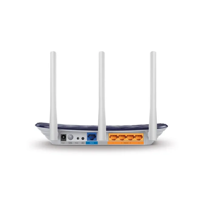 TP-Link Archer C20 - AC750 Dual-Band Router - Wi-Fi 5 (802.11ac), 2.4/5 GHz, 300+433 Mbps, Black/White — image 2