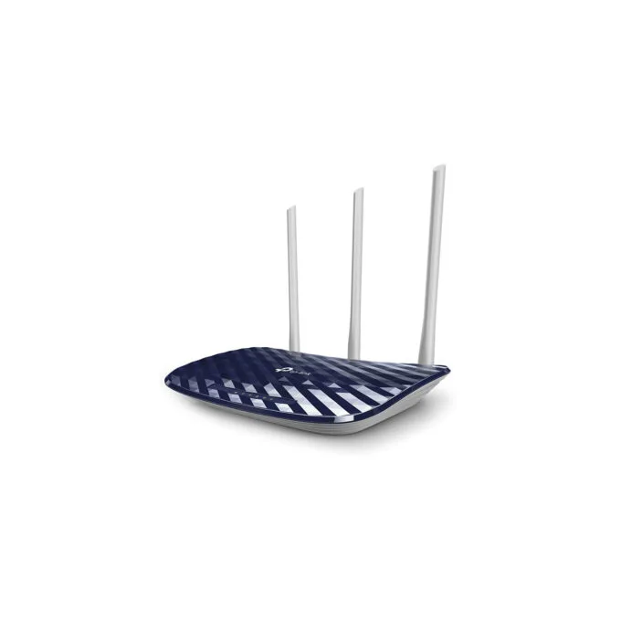 TP-Link Archer C20 - AC750 Dual-Band Router - Wi-Fi 5 (802.11ac), 2.4/5 GHz, 300+433 Mbps, Black/White — image 1