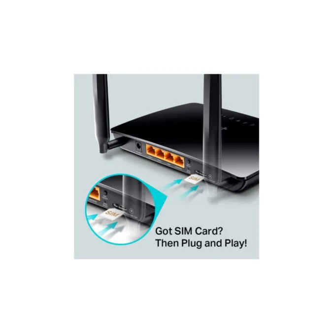 TP-Link Archer MR200 - Dual-Band 4G LTE Router - Wi-Fi 5, Nano-SIM Slot — image 4