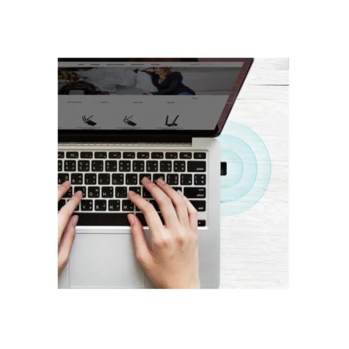 TP-Link Archer T2U Nano - USB 2.0 Dual-Band Wi-Fi Adapter 433 Mbps, Black — image 3