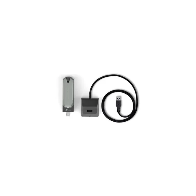TP-Link Archer TBE400UH BE6500 - Tri-Band Wi-Fi 7 USB Adapter (USB 3.2 Gen1), Grey — image 3