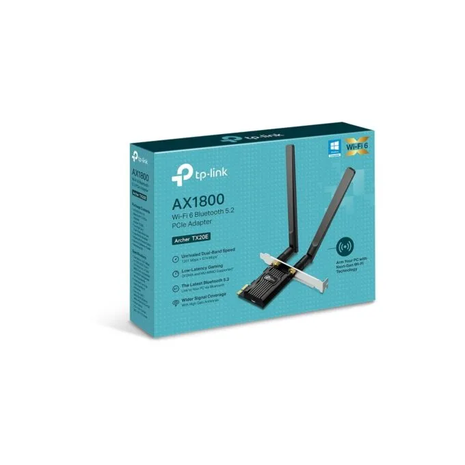 TP-Link Archer TX20E AX1800 Wi-Fi 6 PCIe Bluetooth Adapter - TX20E - PCIe Wireless Card — image 2