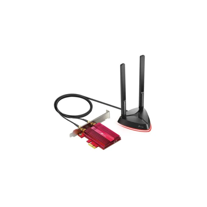 TP-Link Archer TX3000E - PCIe Wi-Fi 6 Adapter - Dual-Band 2402 Mbps, Bluetooth 5.0, Black/Red — image 2
