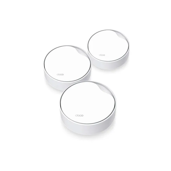 TP-Link AX3000 Mesh WiFi 6 System - 3-Pack, Dual-Band, PoE, White, 600 m² Coverage — image 1