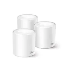 TP-Link Deco X1500 AX1500 Mesh Wi-Fi 6 System - 3-Pack - White, Dual-Band, 2x Gigabit Ethernet