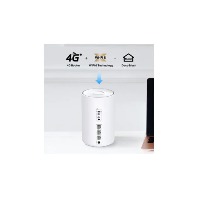 TP-Link Deco X50-4G - Mesh Wi-Fi 6 Router, 4G LTE, White, Quad-core 1.7 GHz, Dual-band 2.4/5 GHz — image 6