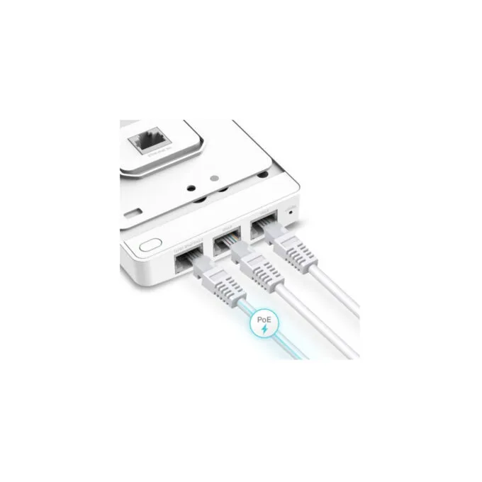 TP-Link EAP235-Wall - Dual-Band Wi-Fi 5 Wall-Plate AP - MU-MIMO, PoE, Slim White — image 3