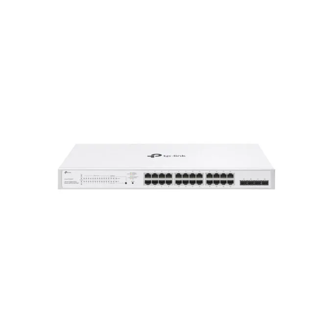 TP-Link Festa FS328GP - 28-Port Gigabit L2+ Managed PoE Switch (24x PoE 30W, 4x SFP, 250W Budget) - Rackmount — image 1