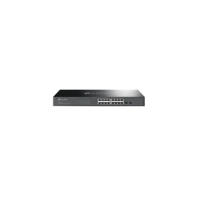 TP-Link JetStream TL-SG2218 - 16-Port Gigabit L2 Managed Switch, 2 SFP, Fanless, Rackmount, Black — image 1