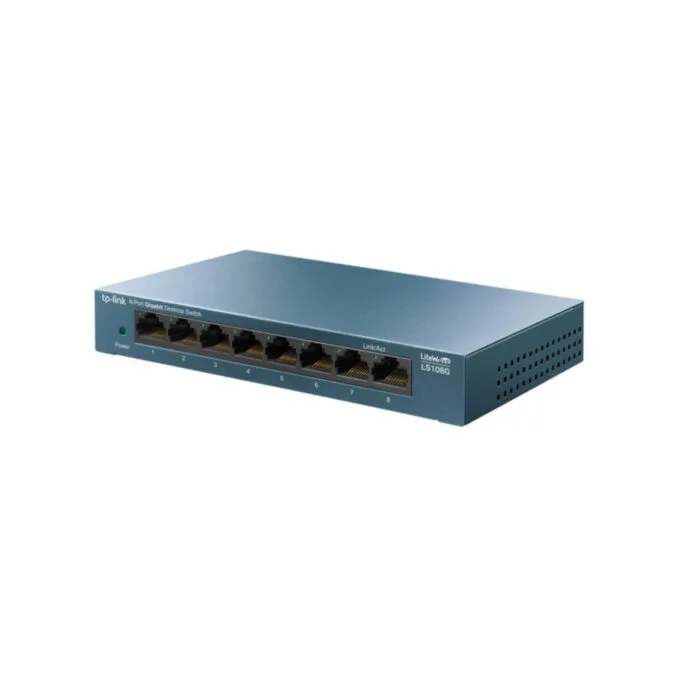 TP-Link LiteWave 8-Port Gigabit Switch - LS108G - Unmanaged, Metal Case — image 2