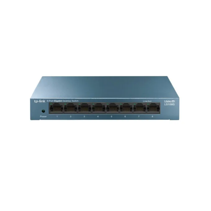 TP-Link LiteWave 8-Port Gigabit Switch - LS108G - Unmanaged, Metal Case — image 1