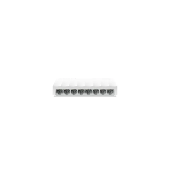 TP-Link LiteWave LS1008 - 8-Port 10/100 Fast Ethernet Unmanaged Switch, White, Fanless — image 1