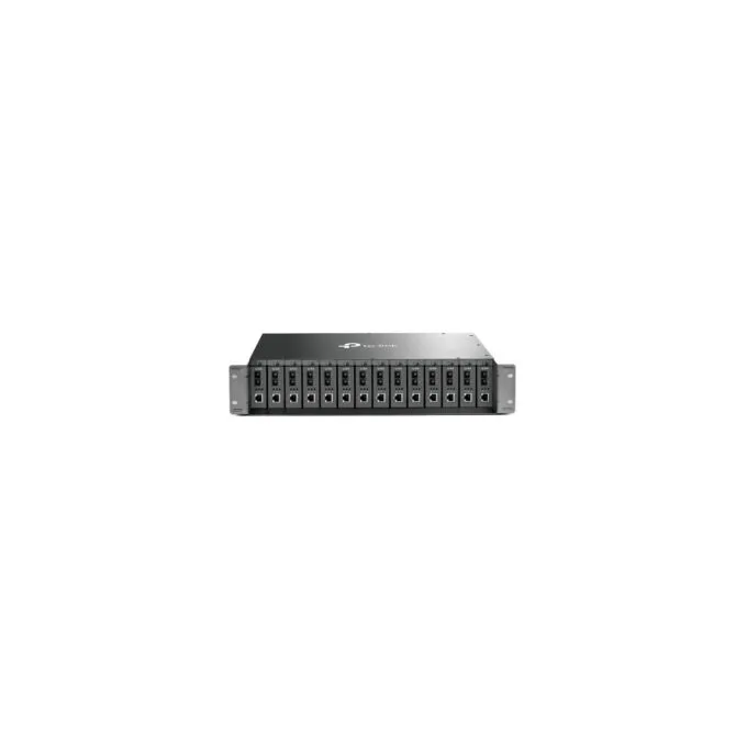 TP-Link MC1400 Modular Expansion Unit - MC1400 - 2U Rackmount, 14-Port, Dual-Fan, 100-240V AC — image 1