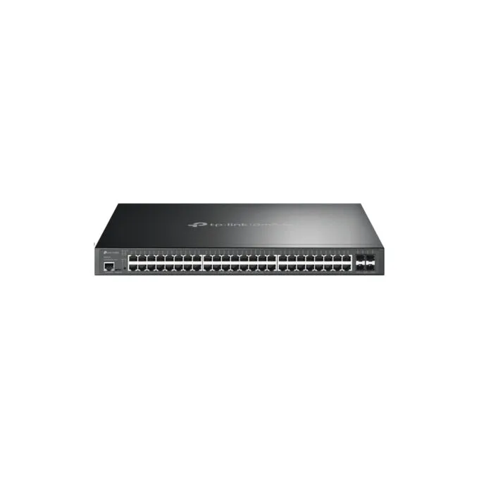 TP-Link Omada 48-Port PoE+ Managed Switch - SG3452XP - 48x Gigabit RJ45 + 4x 10G SFP+, Rackmount 1U — image 1