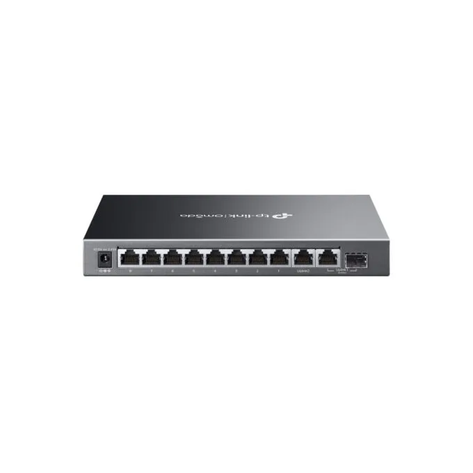 TP-Link Omada ES210GMP - 10-Port Gigabit Easy-Managed Switch, 8x PoE+ (123W), Black — image 2