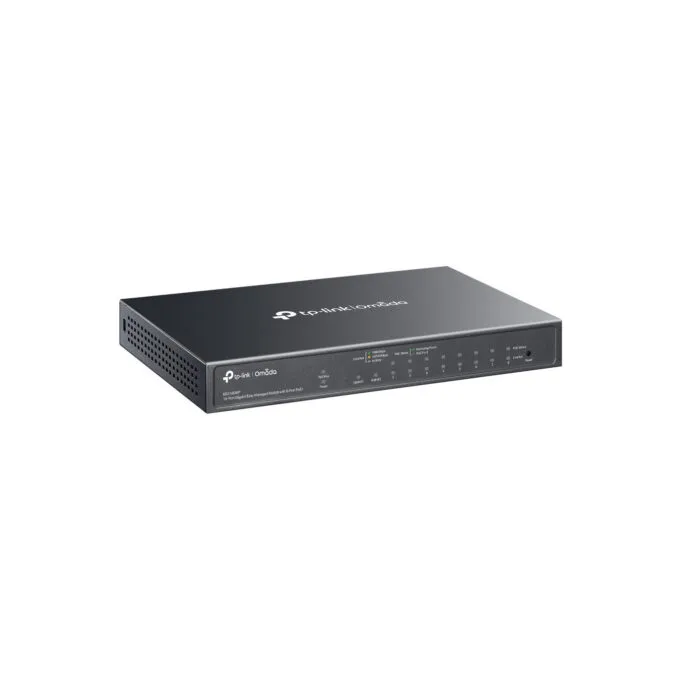 TP-Link Omada ES210GMP - 10-Port Gigabit Easy-Managed Switch, 8x PoE+ (123W), Black — image 3