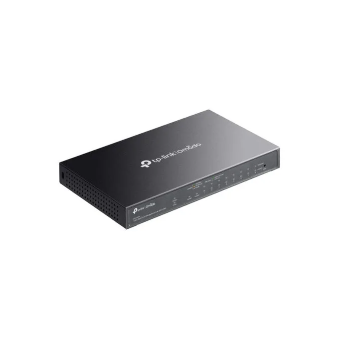 TP-Link Omada ES210GMP - 10-Port Gigabit Easy-Managed Switch, 8x PoE+ (123W), Black — image 4