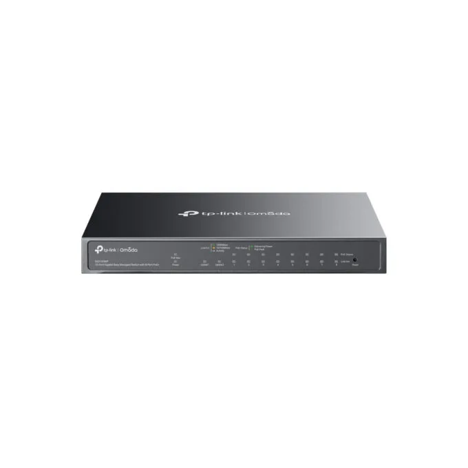 TP-Link Omada ES210GMP - 10-Port Gigabit Easy-Managed Switch, 8x PoE+ (123W), Black — image 1