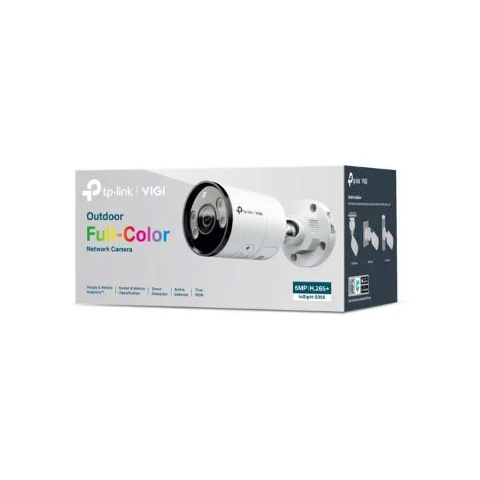 TP-Link Omada InSight S355 - 5MP 2.8mm Outdoor Bullet Camera, IP67 White, PoE — image 4