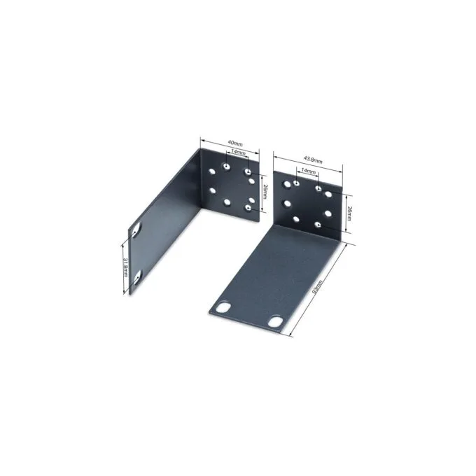 TP-Link Omada Rack-mount Bracket Kit for 13-inch Switches - Black — image 2