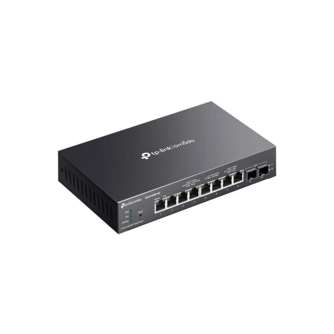 TP-Link Omada SG2210XMP-M2 - 8x 2.5G PoE+ & 2x 10G SFP+, 160W PoE Budget, Managed L2, Black — image 3