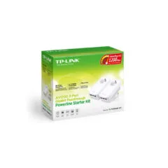 TP-Link Powerline Adapter Kit - TL-PA8030P - 1.2Gbps, 3x Gigabit Ports, MIMO, Passthrough Socket