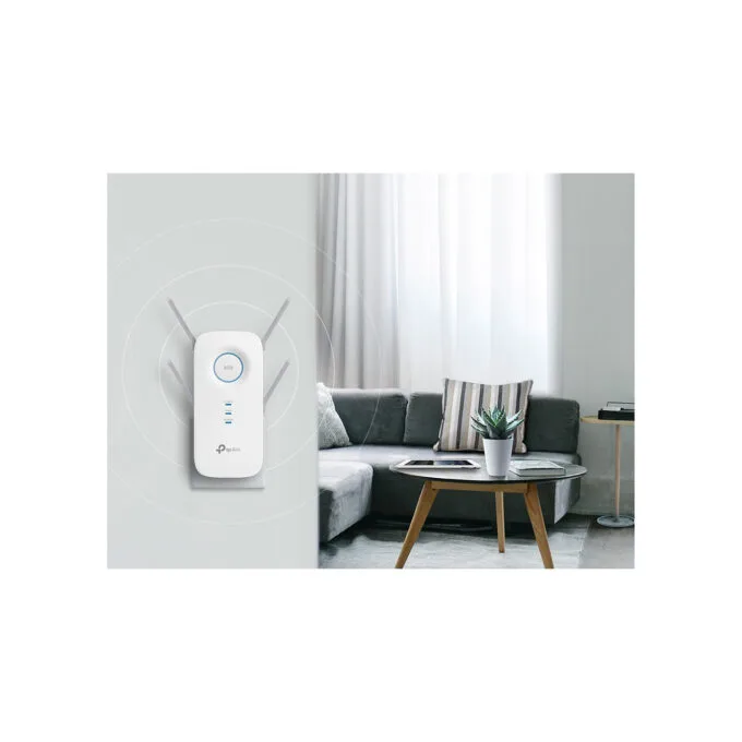 TP-Link RE650 - AC2600 Dual-Band Wi-Fi Extender - White, 4 External Antennas, Gigabit Ethernet — image 2