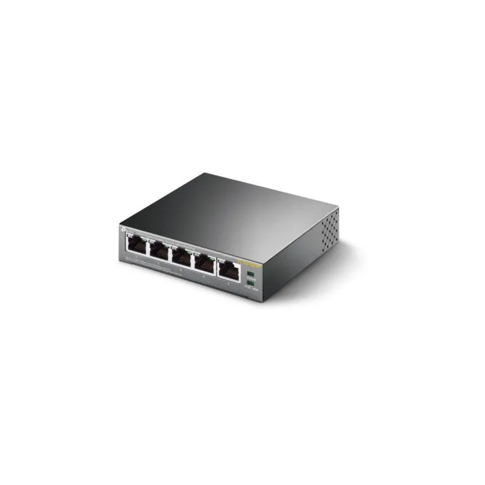 TP-Link SG1005P 5-Port Gigabit PoE Switch - SG1005P - Black, Metal enclosure, 4 PoE ports, Unmanaged — image 4