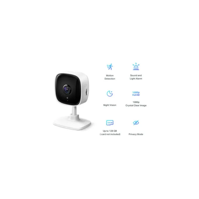 TP-Link Tapo C100 - 1080p Indoor Wi-Fi Camera - White, Night Vision, 2‑Way Audio, microSD — image 4