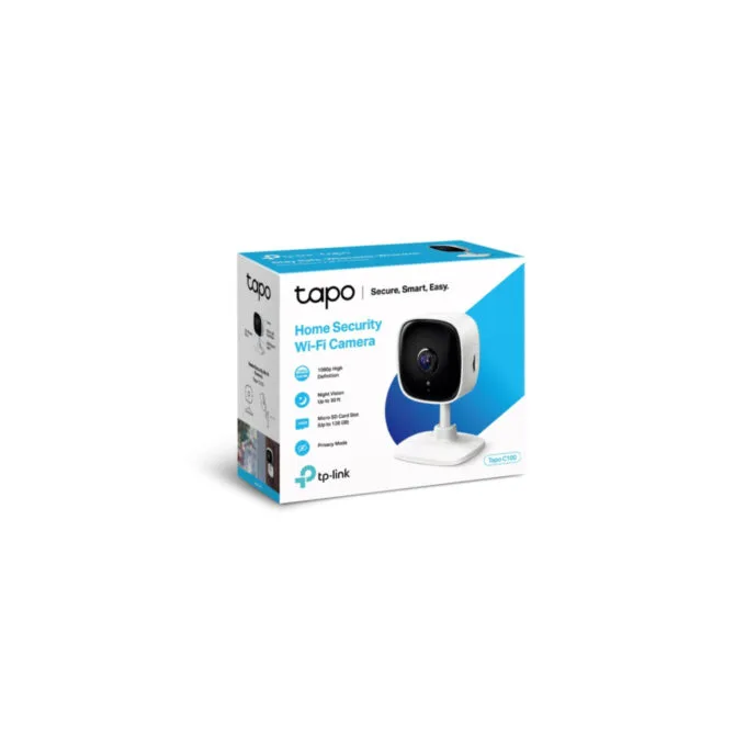 TP-Link Tapo C100 - 1080p Indoor Wi-Fi Camera - White, Night Vision, 2‑Way Audio, microSD — image 5