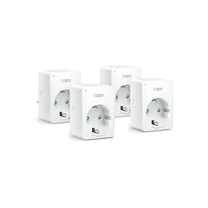 TP-Link Tapo P100 V1.2 (4-Pack) - Smart Wi-Fi Mini Plugs, White, 10A/2300W, 2.4 GHz — image 1