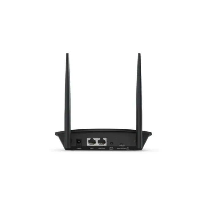 TP-Link TL-MR100 Wireless Router - Single-band 2.4 GHz, 300 Mbps, 2x External Antennas, Black — image 3