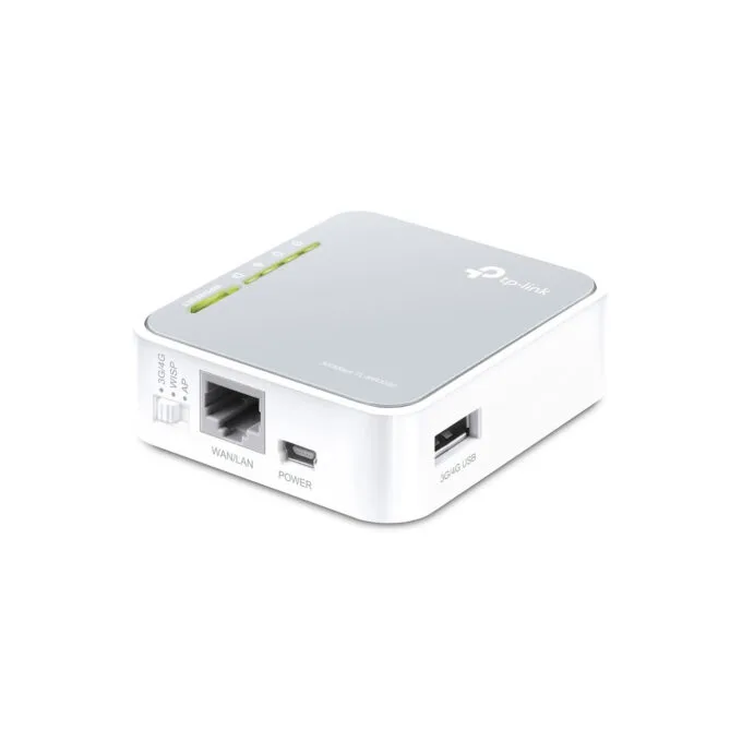 TP-Link TL-MR3020 - 3G Portable Router - 2.4 GHz Wi-Fi, 150 Mbps, USB-powered, Silver/White — image 2