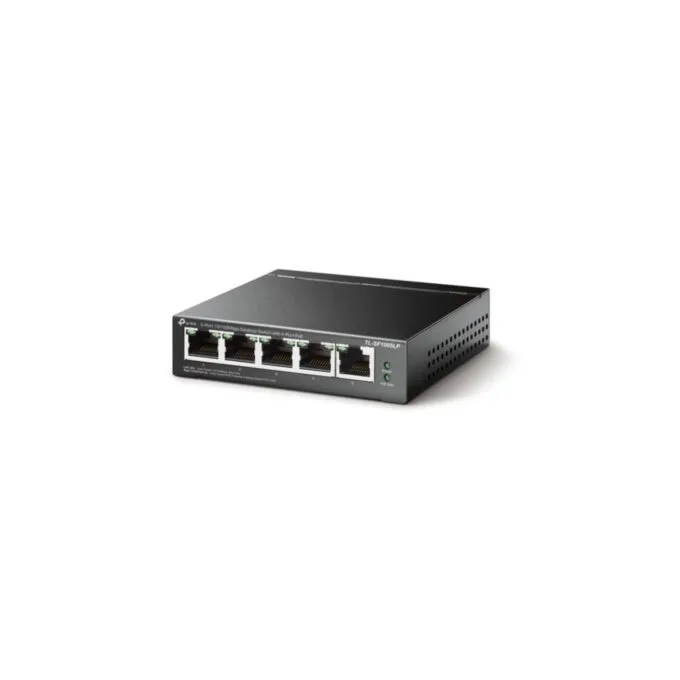 TP-Link TL-SF1005LP - 5-Port Unmanaged Fast Ethernet PoE Switch, 4 PoE Ports, 41 W Budget, Black — image 2