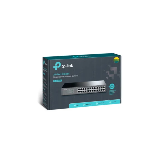 TP-Link TL-SG1024D - 24-Port Gigabit Unmanaged Switch (10/100/1000), Rackmount, Grey — image 4
