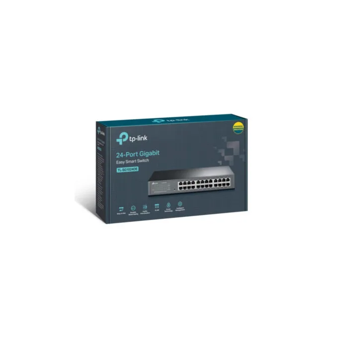 TP-Link TL-SG1024DE - 24-Port Gigabit Easy Smart Switch - Fanless, 10/100/1000 Mbps, Energy Efficient — image 4