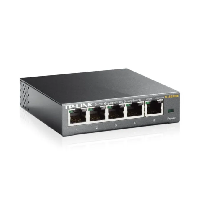 TP-Link TL-SG105E - 5-Port Gigabit Easy Smart Switch (Black) - Managed L2, Web-Based Management — image 3