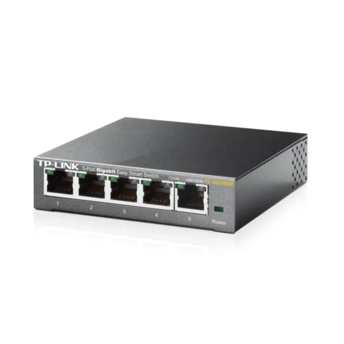 TP-Link TL-SG105E - 5-Port Gigabit Easy Smart Switch (Black) - Managed L2, Web-Based Management — image 4