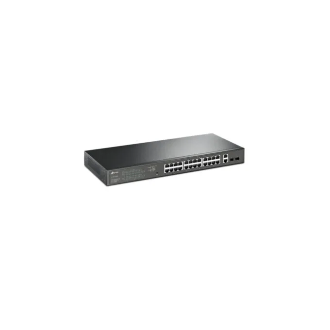 TP-Link TL-SG1428PE - 26-Port Gigabit Managed L2 Switch, 24-Port PoE+ (250W), 2 SFP, 1U Rackmount, Black — image 2