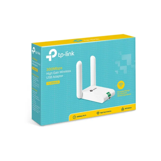 TP-Link TL-WN822N - 300Mbps High-Gain USB Wi-Fi Adapter - White, 2.4GHz, USB 2.0 — image 6