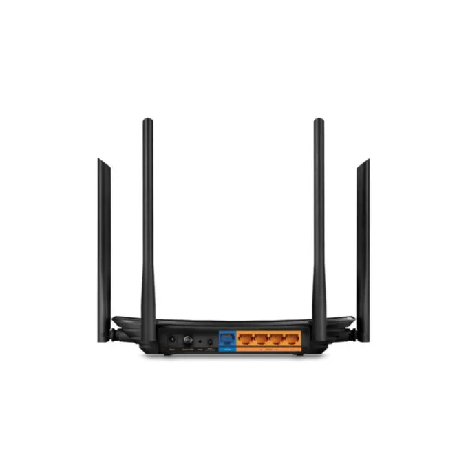 TP-Link Wireless Router - Archer C6 - Dual-Band Wi-Fi 5, 5 External Antennas, 4 LAN + 1 WAN, White — image 3