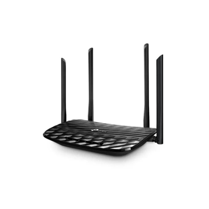 TP-Link Wireless Router - Archer C6 - Dual-Band Wi-Fi 5, 5 External Antennas, 4 LAN + 1 WAN, White — image 1