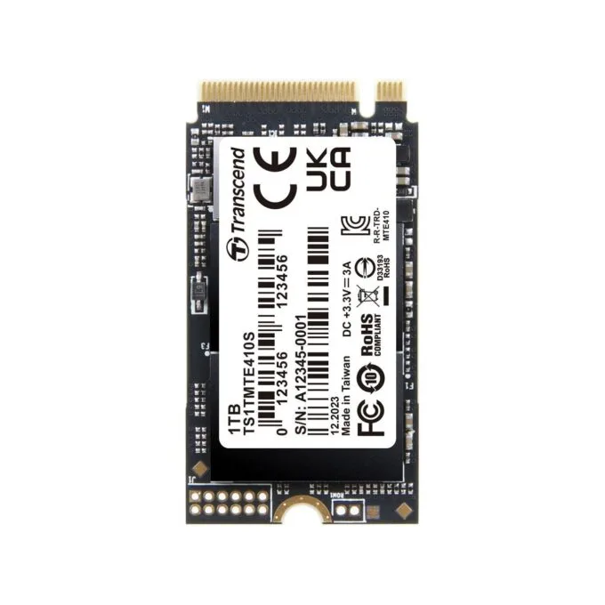Transcend 1TB M.2 2242 PCIe Gen4x4 NVMe 3D TLC DRAM-less — image 1