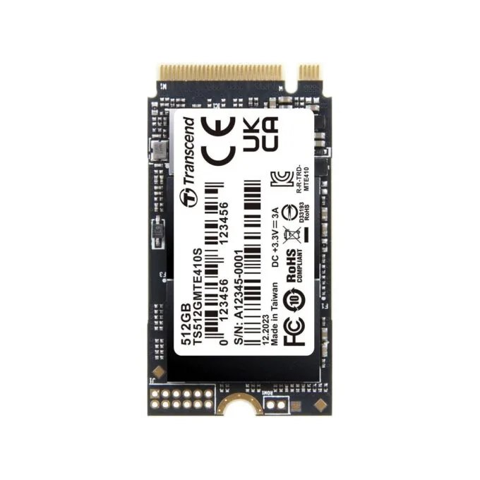 TRANSCEND 512GB M.2 2242 PCIe Gen4x4 NVMe 3D TLC DRAM-less — image 1