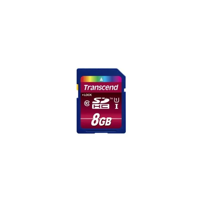 Transcend 8GB MicroSDHC Card — image 1