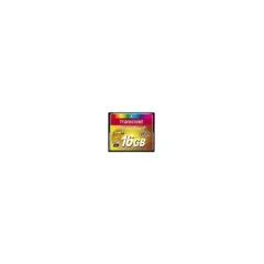 Transcend CompactFlash Card 16GB TS16GCF1000 - TS16GCF1000 - Black, 16GB, MLC