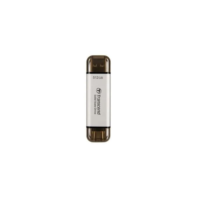 TRANSCEND External SSD USB 10Gbps Type-C - ESD310S - Silver, 512GB — image 1