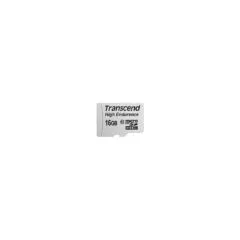 Transcend High Endurance microSDHC Card - 16 GB - U1, Class 10, 95 MB/s read, 25 MB/s write, MLC, with SD adapter
