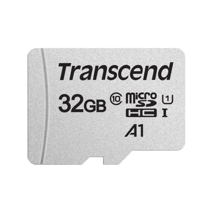 Transcend microSD Card 32GB USD300S - Silver, microSDHC, U1, A1 — image 1